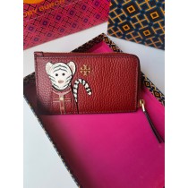Tory Burch Tilly the Tiger Zip Card Case