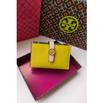 Tory Burch Walker Accordion Card Case Yellow
