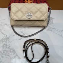 Tory Burch Willa Baguette Bag Beige