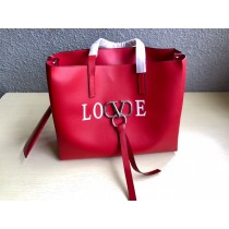 Valentino Garavani E/w Vring Grainy Calfskin Tote Bag Red