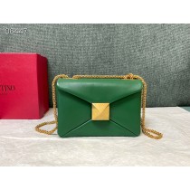 Valentino Garavani One Stud Crossbody Bag Green