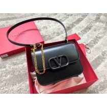 Valentino Garavani Small Vsling Shoulder Bag Black