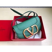 Valentino Garavani Super V Bag Calfskin Green