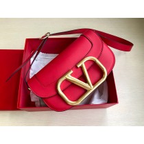 Valentino Garavani Super V Bag Calfskin Red