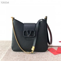 Valentino Small VSling Hobo Bag Black