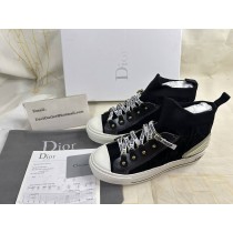 Dior Walk''n''Sneakers Women Cannage Technical Mesh Black