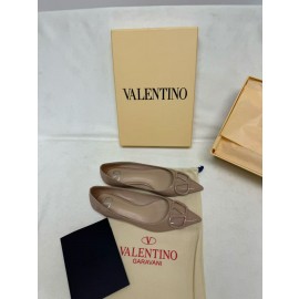 Valentino Women's Nude Heels with Logo Accent brand