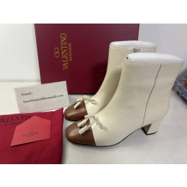 Valentino Garavani Valet Du Roi Kidskin Leather 60MM Ankle Boots