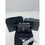Saint Laurent Medium College Quilted Black Leather Bag