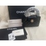 CHANEL Shiny Aged Calfskin Quilted Nano Kelly Shopper