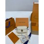 Leather handbag Louis Vuitton White in Leather