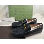 Gucci Bamboo Horsebit GG Vintage Moccasins 