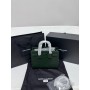 Saint Laurent Green Embossed Crocodile bag