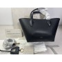 Jimmy Choo Small Diamond Leather Tote Bag Black