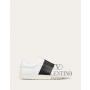 copy valentino canada yorkdale Calfskin Open Sneaker for Man in White/ Black