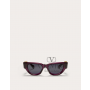 Discount valentino canada locations Ii - Cat Eye Acetate Vlogo Frame for Woman in Purple/dark Grey