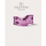 Shop fake valentino yorkdale toronto Liquid Stud Metal Bracelet for Woman in Pink Pp