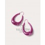 fakes valentino Ottawa Liquid Stud Metal Earrings for Woman in Pink Pp