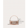 Cheap valentino canada stores Locò Small Shoulder Bag In Polymer for Woman in Pink/transparent
