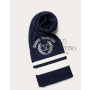 imitation valentino canada stores Maison Wool Scarf for Man in Blue/ivory