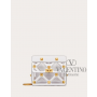 Buy replica Valentino toronto Medium Bag With Roman Stud Chain In Polymer Material for Woman in Transparent/optical White