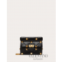 high quality fake valentino canada sale Medium Roman Stud The Shoulder Bag In Nappa With Chain for Woman in Black