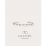 Real quality fake valentino canada Metal Rockstud Bracelet for Man in Palladium