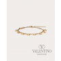 imitation valentino canada stores Metal Rockstud Bracelet for Woman in Gold