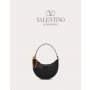 Replica valentino yorkdale toronto Mini Vlogo Signature Grainy Calfskin Hobo Bag for Woman in Black