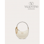 Buy replica Valentino toronto Mini Vlogo Signature Grainy Calfskin Hobo Bag for Woman in Light Ivory