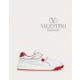 imitation valentino canada stores One Stud Low-top Nappa Sneaker for Man in White/red