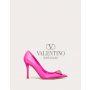 Cheap valentino canada stores One Stud Nappa Leather Pump With Crystals 100mm for Woman in Pink Pp