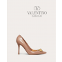 copy valentino canada yorkdale One Stud Patent Leather Pump 100mm for Woman in Rose Cannelle