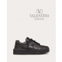 AAA quality fake valentino canada sale One Stud Xl Nappa Leather Low-top Sneaker for Man in Black