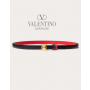 Replica valentino yorkdale toronto Reversible One Stud Belt In Glossy Calfskin 12 Mm for Woman in Black/pure Red