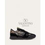 Knock off valentino canada store Rockrunner Camouflage Noir Metallic Sneaker for Man in Black