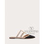 Shop fake valentino yorkdale toronto Rockstud Patent-leather Mule for Woman in Black/poudre