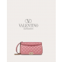 Knock off valentino canada store Rockstud Spike Calfskin Shoulder Bag for Woman in Candy Rose