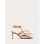 Fake Valentino toronto Roman Stud Calfskin Pump 80 Mm for Woman in Rose Cannelle