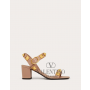Buy knockoff valentino canada online Roman Stud Calfskin Sandal 60 Mm for Woman in Rose Cannelle