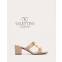 reps valentino canada locations Roman Stud Calfskin Slide Sandal 60mm for Woman in Rose Cannelle