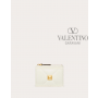 fakes valentino Ottawa Roman Stud Nappa Leather Coin Purse With Zipper for Woman in Ivory