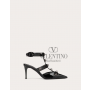 Buy fake valentino canada outlet Roman Stud Pump In Patent-leather And Tonal Studs 80mm for Woman in Black