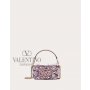 Discount valentino canada locations Small Locò Shoulder Bag With 3d Embroidery for Woman in Pink