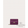 Buy fake valentino canada outlet Small Nappa Rockstud Spike Bag for Woman in Prune