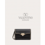 AAA quality fake valentino canada sale Small Rockstud Grainy Calfskin Crossbody Bag for Woman in Black