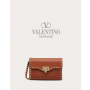 reps valentino canada locations Small Rockstud Grainy Calfskin Crossbody Bag for Woman in Saddle Brown