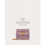 reps valentino canada locations Small Roman Stud The Shoulder Bag With Chain And Rhinestones for Woman in Wisteria