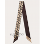 cheap fake valentino canada store Toile Iconographe Silk Bandeau Scarf for Woman in Beige/black