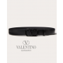 Top quality cheap valentino canada online Vlogo Signature Belt In Shiny Calfskin 30mm for Woman in Black